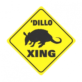 Arma'Dillo Crossing Sign